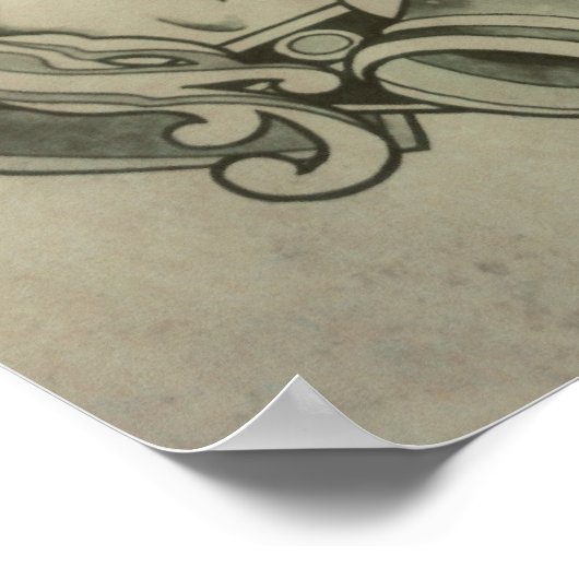 Ashley Thomas: "Valkyrie" Poster (Ecke)