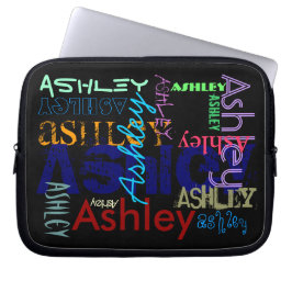 Ashley wiederholt 6 Buchstaben Neoprene Laptop Sle Laptopschutzhülle