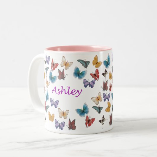 Ashley Zweifarbige Tasse (Vorderseite Links)