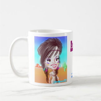 Ashleys indische Karikatur-Tasse Kaffeetasse