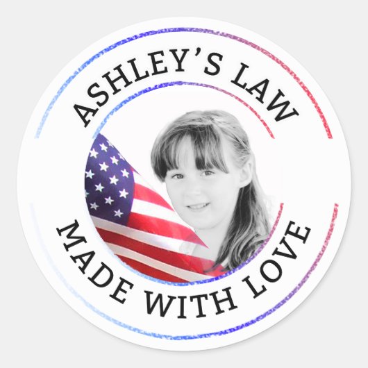 Ashley's Law Sticker (Vorderseite)