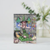 Ashlyn - Potion Hexenkarte Postkarte (Stehend Vorderseite)