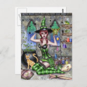 Ashlyn - Potion Hexenkarte Postkarte (Vorne/Hinten)