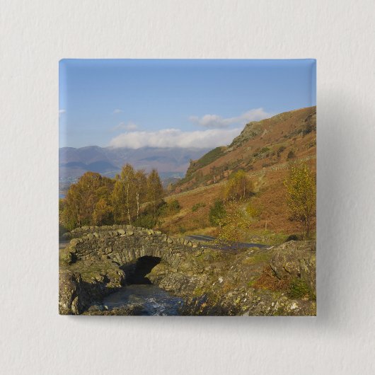 Ashness Bridge, Lake District, Cumbria, England Button (Vorderseite)