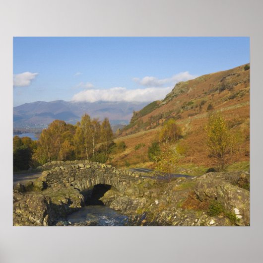 Ashness Bridge, Lake District, Cumbria, England Poster (Vorne)
