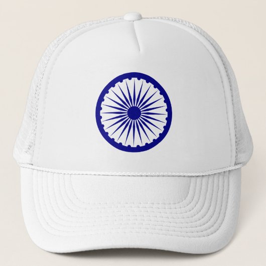 Ashoka Chakra (1947-1950) Symbol Truckerkappe (Vorderseite)