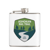 Ashokan Rail Trail New York Flachmann (Vorderseite)