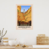 Ashridge Estate Reiseplakat Poster (Küche)