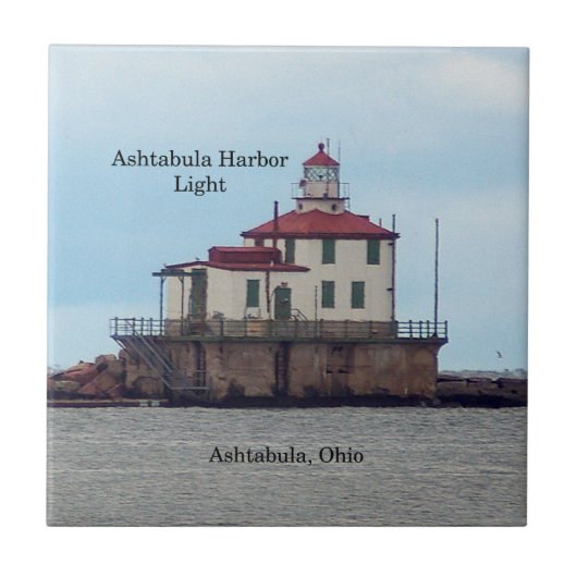 Ashtabula Harbor Light Kachel (Vorderseite)