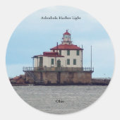 Ashtabula Harbour Light Aufkleber (Vorderseite)