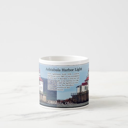 Ashtabula Harbour Light Espresso Tasse (Vorderseite)
