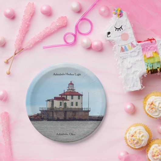 Ashtabula Harbour Light Paper Platte Pappteller (Party)