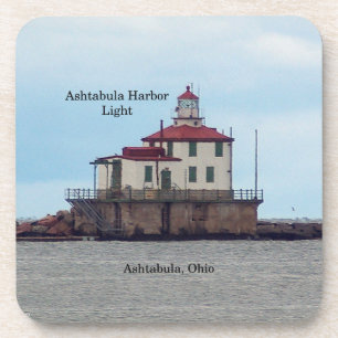 Ashtabula Harbour Light Set von 6 Untersetzer aus 