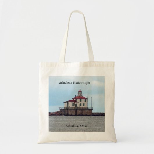 Ashtabula Harbour Light Tote Tragetasche (Vorne)