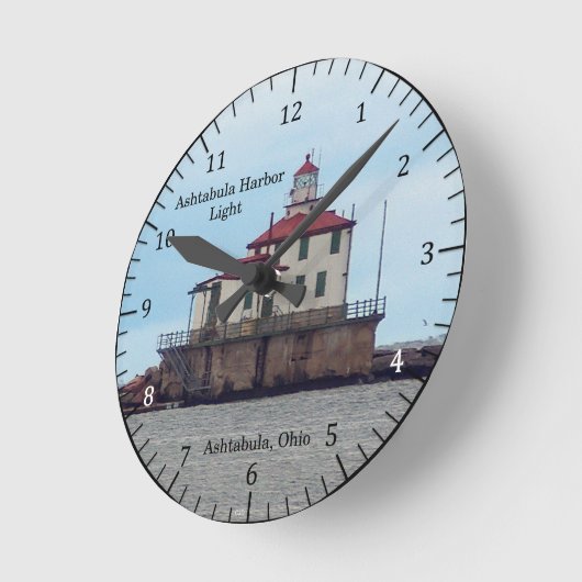 Ashtabula Harbour Light Uhr (Winkel)