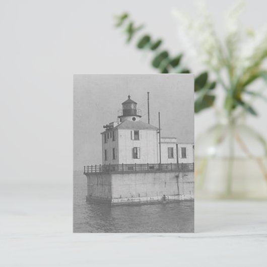 Ashtabula Harbour Lighthouse Postkarte (Stehend Vorderseite)