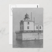 Ashtabula Harbour Lighthouse Postkarte (Vorne/Hinten)