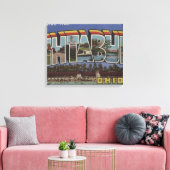 Ashtabula, Ohio - Große Buchstabenszenen Leinwanddruck (Insitu (Wohnzimmer))