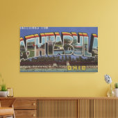 Ashtabula, Ohio - Große Buchstabenszenen Leinwanddruck (Insitu (Wohnzimmer))