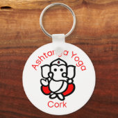 Ashtanga Yoga Cork Schlüsselkette Schlüsselanhänger (Vorderseite)
