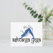 Ashtanga Yoga-Geschenk Postkarte (Stehend Vorderseite)