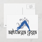 Ashtanga Yoga-Geschenk Postkarte (Vorne/Hinten)