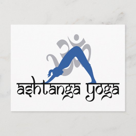 Ashtanga Yoga-Geschenk Postkarte (Vorderseite)
