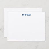 Ashton Bar Mitzvah Einladung Danke (Vorne/Hinten)