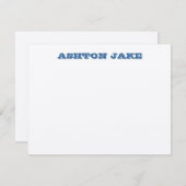 Ashton Bar Mitzvah Einladung danken Ihnen (Vorne/Hinten)