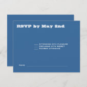 Ashton Bar Mitzvah Wedding RSVP 369 Einladung (Vorne/Hinten)