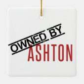 Ashton Blackthorne - besessen durch Ashton Keramikornament (Rückseite)