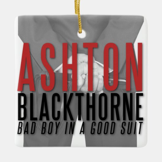 Ashton Blackthorne - besessen durch Ashton Keramikornament (Vorderseite)