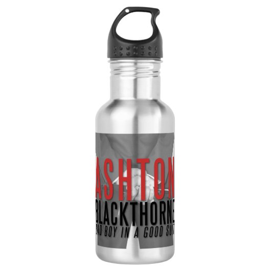 Ashton Blackthorne Wasser-Flasche Edelstahlflasche (Vorderseite)