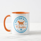 Ashton & Co. K9 Academy 11 oz. 2c. Circle Logo Tasse (Links)