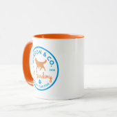 Ashton & Co. K9 Academy 11 oz. 2c. Circle Logo Tasse (Vorderseite Links)