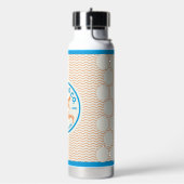 Ashton & Co. K9 Academy Wavy Lines Water Flasche (Links)