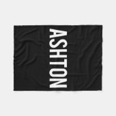 Ashton - Cool New Funny Name Fan Gift Tee  Fleecedecke (Vorderseite (Horizontal))