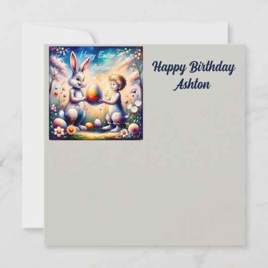 ASHTON ~ Happy Oaster ~ Ostersonne ~ (Rückseite)