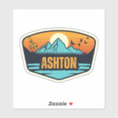 Ashton, Idaho Aufkleber (Blatt)