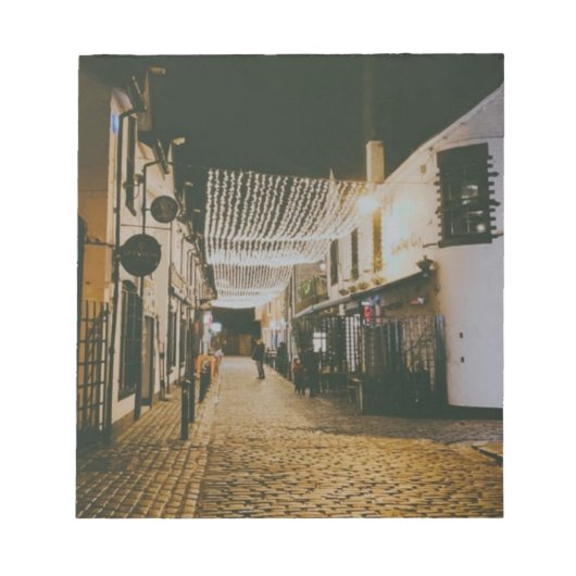 Ashton Lane, Glasgow, Schottland Notizblock (Vorderseite)