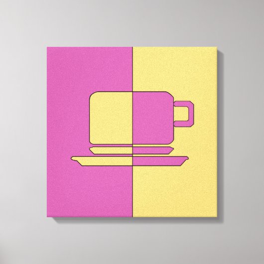 Ashton Lilac und Gold Cup Leinwanddruck (Vorderseite)