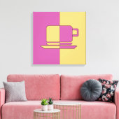 Ashton Lilac und Gold Cup Leinwanddruck (Insitu (Wohnzimmer))