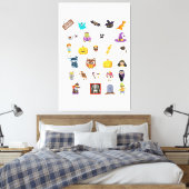 Ashton Name Personalisiert Nachname Vorname Ashton Leinwanddruck (Insitu (Schlafzimmer))