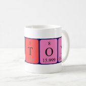 Ashton Namen-Tasse periodischer Tabelle Kaffeetasse (VorderseiteRechts)