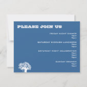 Ashton Tree Bar Mitzvah Wedding Event Card Einladung (Vorderseite)