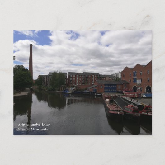 Ashton-under-Lyne Postkarte (Vorderseite)