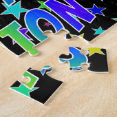 "ASHTON" Vorname, Spaß "GLÜCKLICHER GEBURTSTAG" Puzzle (Seite)