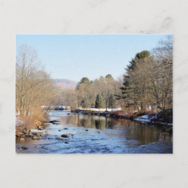 Ashuelot River in Swanzey, New Hampshire Postkarte