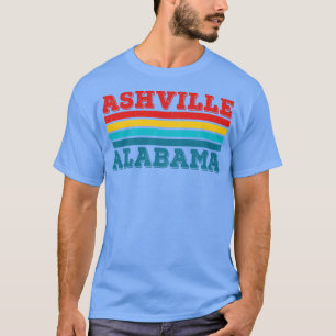 Ashville Alabama AL Geschenk Liebe Souvenir Retro T-Shirt