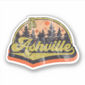 Ashville, Alabama Aufkleber (Vorderseite)